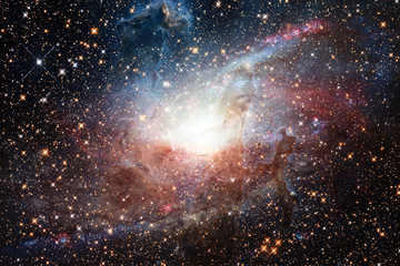 Starry outer space. The elements of this image furnished by NASA.