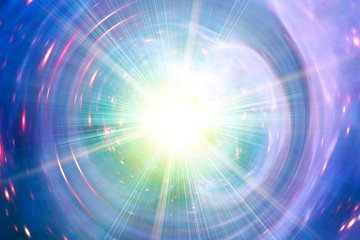 Abstract galaxy whirlpool with light. The elements of this image furnished by NASA.