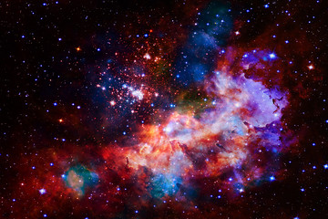 Fototapeta na wymiar Space and galaxy. The elements of this image furnished by NASA.