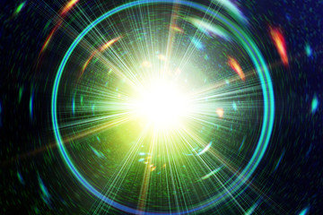 Abstract galaxy whirlpool with light. The elements of this image furnished by NASA.