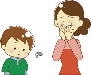 Obraz premium Sorrowful mother