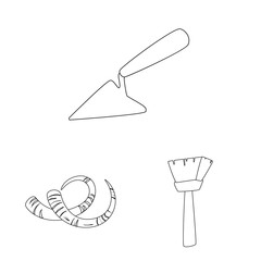 Isolated object of story and research sign. Set of story and discovery vector icon for stock.