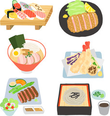 和食　日本食のセット
