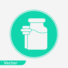 Honey vector icon sign symbol