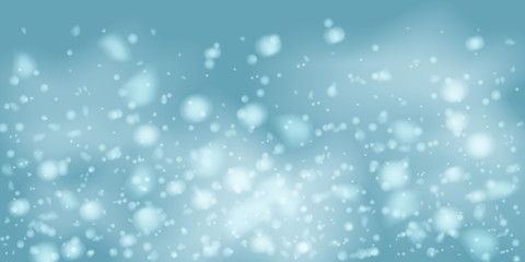 Snowflakes, snowfall.