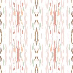 Ikat, Tie Dye. Batik, Hand Drawn Ornament. 