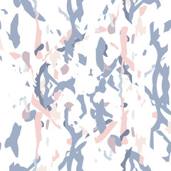 Spots, Ikat. Tie Dye, Batik. Seamless Pattern. 