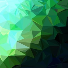 Fototapeta premium Abstract colorful vector background with triangles. Shiny geometric mosaic. Green triangle pattern. eps 10