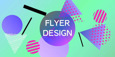 Geometric abstract background.