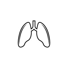 Lung Logo Template vector symbol