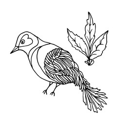 Fototapeta na wymiar Wild bird oriolus for decor. Vector animal illustration.