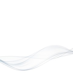 Abstract smooth gray wave vector. Curve flow grey motion illustration. eps 10