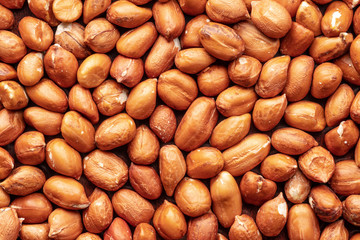 Obraz premium Close up of raw peanust