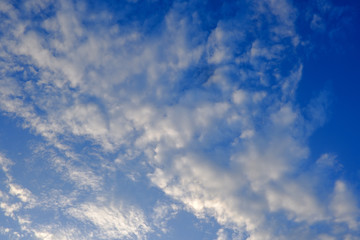 blue sky with clouds