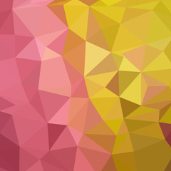 pink and gold color geometric background. abstract vector illustration triangular design. polygonal style. eps 10