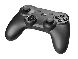 Gamepad isolated on a white background with clipping path © spaxiax