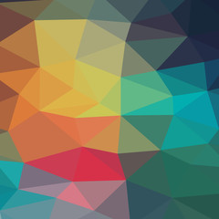 Obraz premium color abstract geometric background. triangular design. polygonal style. eps 10