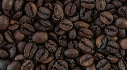 roasted coffee beans, can be used as a background
