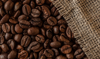 roasted coffee beans, can be used as a background