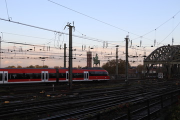 Fototapeta na wymiar Köln Hauptbahnhof