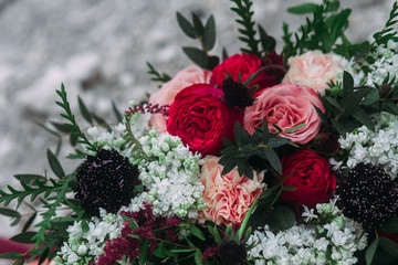 the bride's bouquet