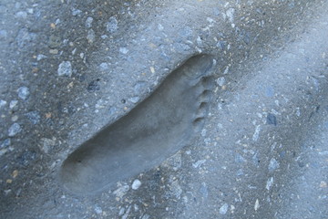 traces in the sand