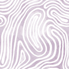 Light lilac abstract striped watercolor seamless pattern. Raster hand painted background.