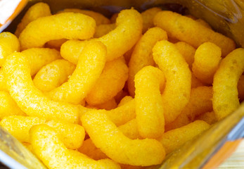 corn sticks in an open bag