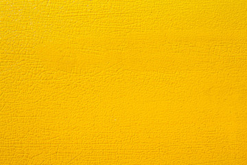 Abstract background of Cracked yellow color on aluminium surface. 