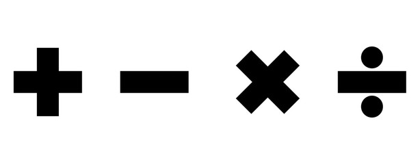 Obraz premium Matematikzeichen