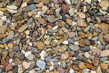 Pebbles stone background