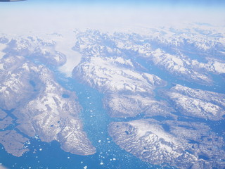 les montagnes vues du ciel 
