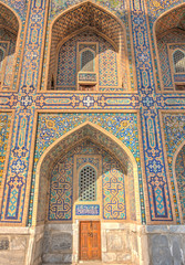 Fototapeta na wymiar Samarkand, Ulugbek Madrasah