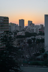 Maputo sunset city