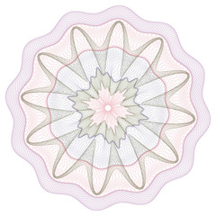 Watermark  background certificate  Guilloche  element security