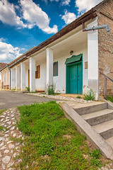 Fototapeta na wymiar Traditional wine cellars in Palkonya, Hungary