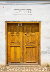 Traditional wine cellars in Palkonya, Hungary
