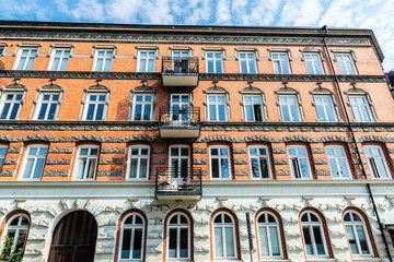 Fototapeta na wymiar Old classic building in Malmo, Sweden