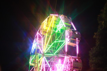 abstract background with lots of light spots