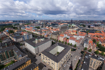 デンマーク、コペンハーゲン、救世主教会からの眺め 2016年7月