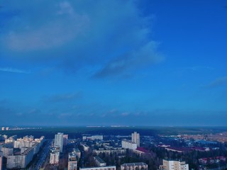 Aerial view of Minsk, Belarus