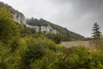 Fototapeta na wymiar Hiking GR5 through the Vosges