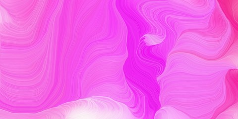 Fototapeta na wymiar curved motion speed lines background or backdrop with violet, magenta and pastel pink colors. good for design texture