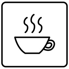 Coffee icon vector illustration isolated