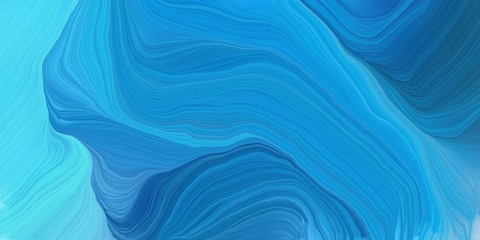 futuristic concept of motion speed lines with dodger blue, light sea green and turquoise colors. good as background or backdrop wallpaper