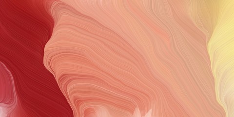 futuristic wave motion speed lines background or backdrop with dark salmon, firebrick and khaki colors. good for design texture