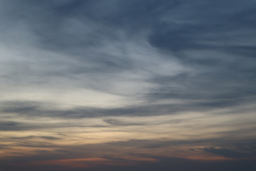 dramatic sky with clouds