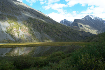 lake in the mountains