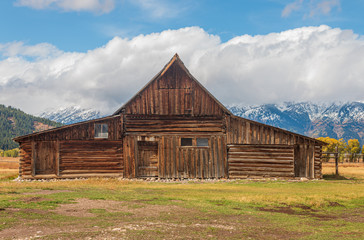 John Moulton Barn Grand teton National Park in Autumn