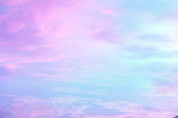 Beautiful soft pastel clouds sky background